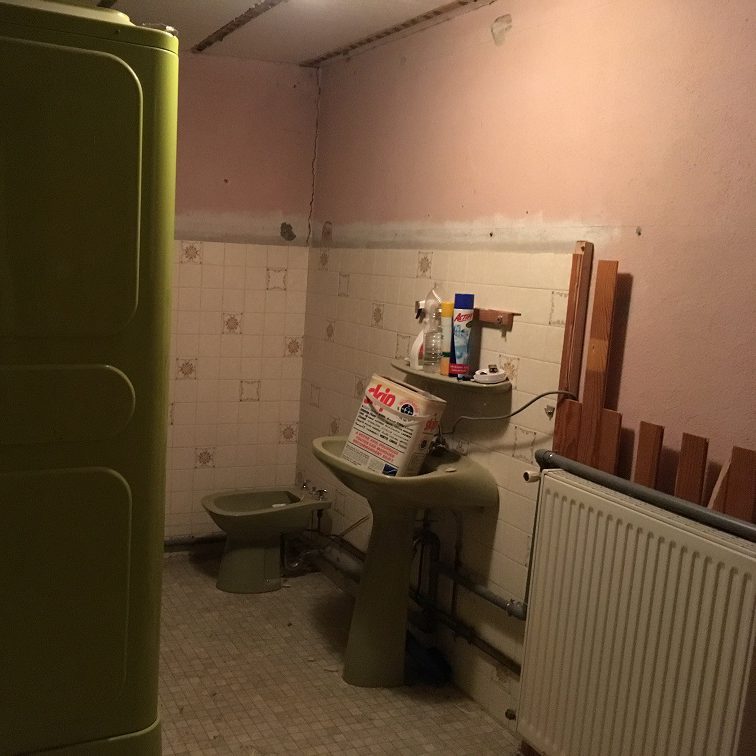 salle de bain avant